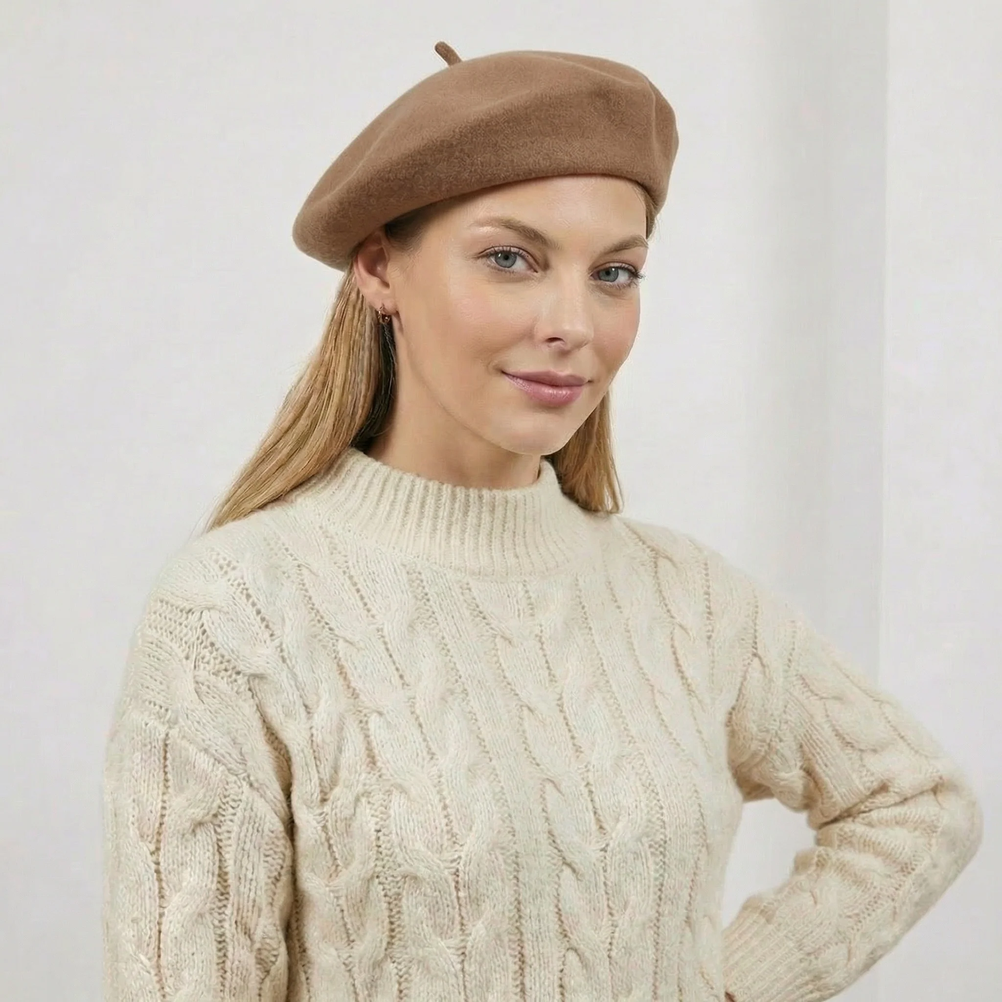 Berretto da donna 100% lana australiana - Chic La Parisienne - immagine 5